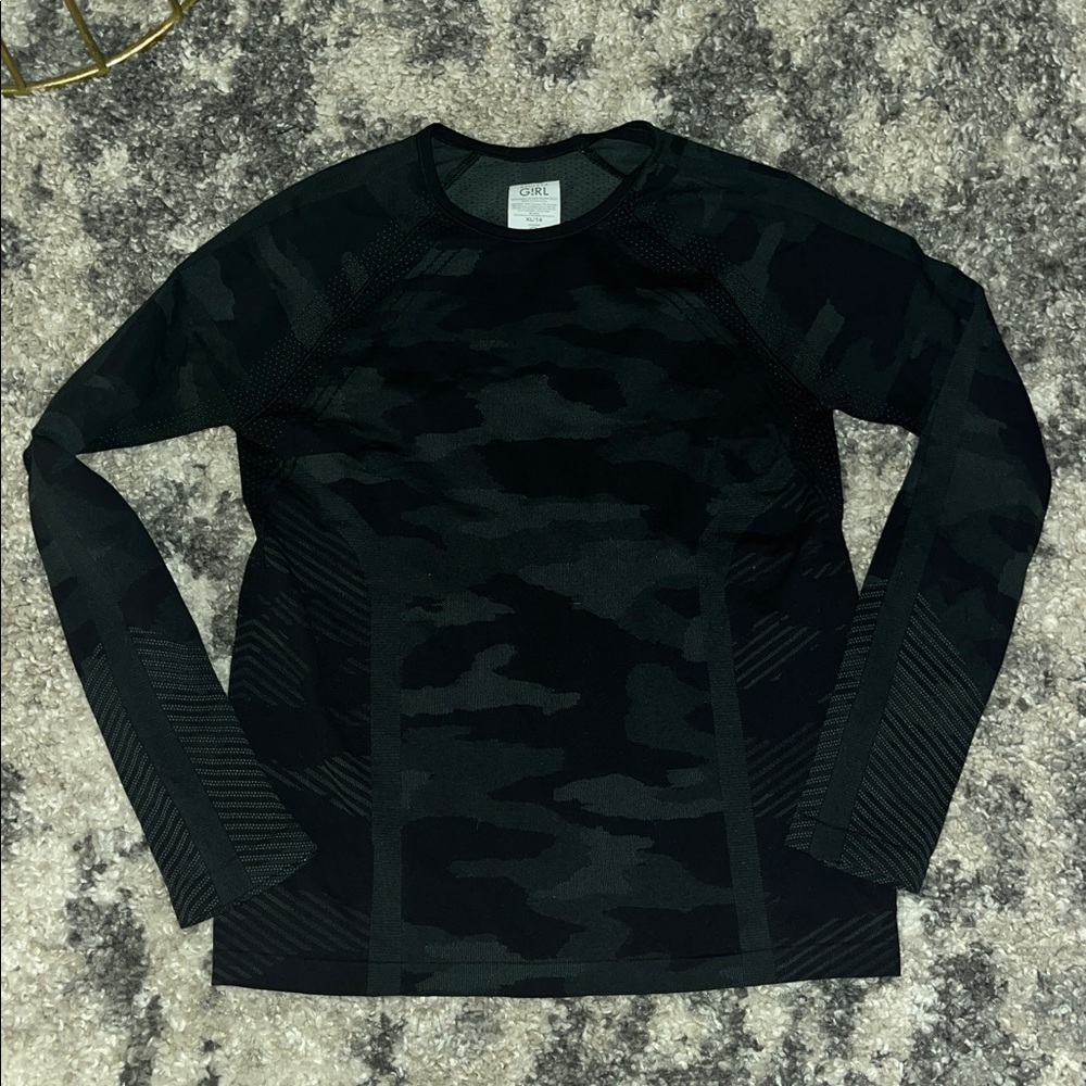 Athleta Girl Camo Long Sleeve